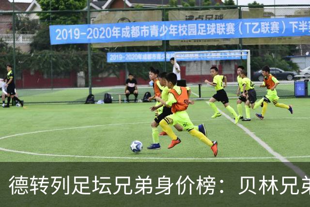 德转列足坛兄弟身价榜：贝林兄弟1.89亿欧居首